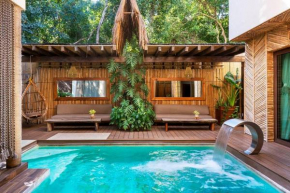 Wonderful 5BR Tulum Style Villa with Jacuzzi & Pool
